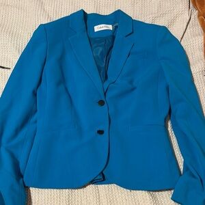 Calvin Klein Women's Blue Blazer